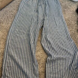 Old Navy Blue and White Striped Men's Joggers
